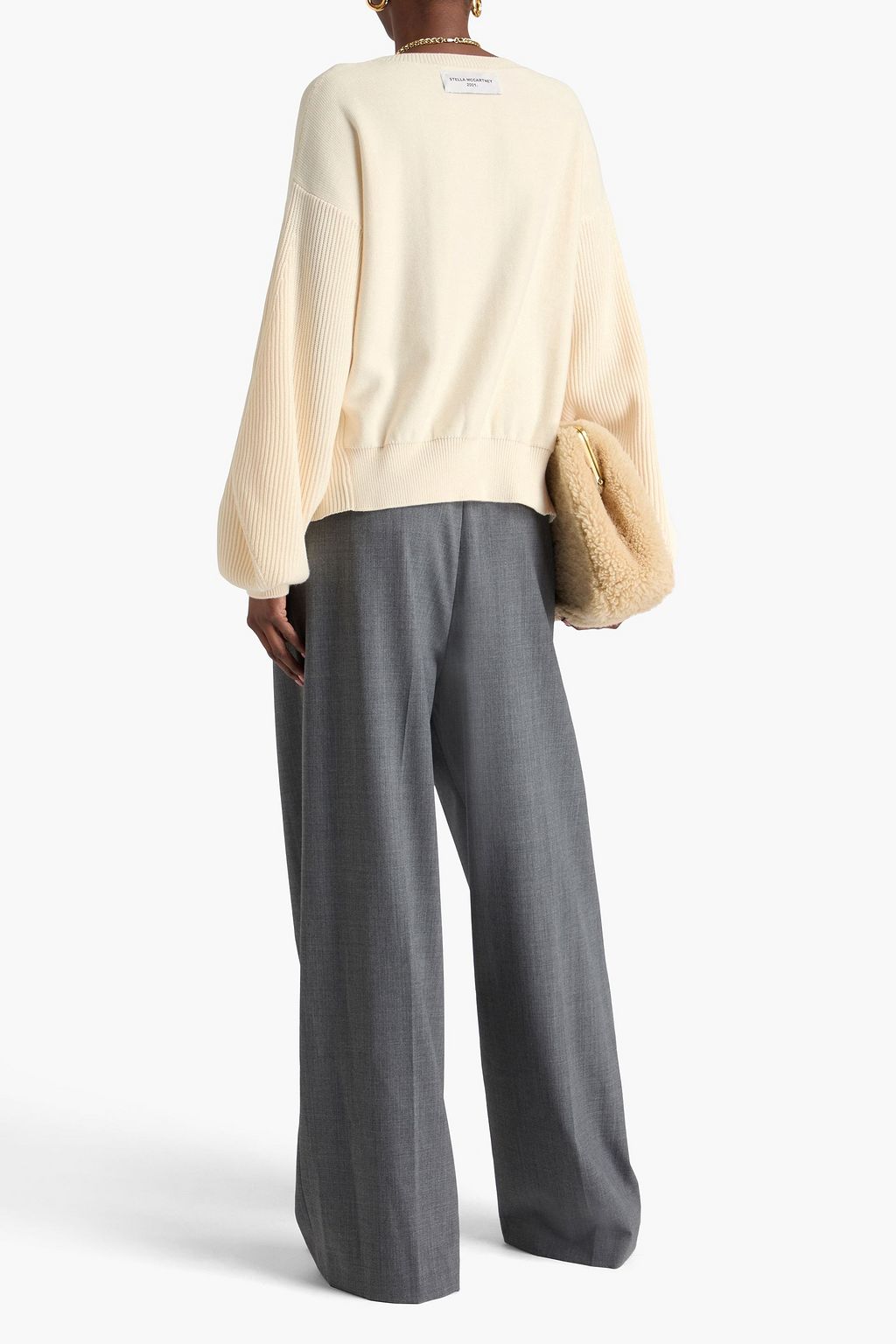 STELLA MCCARTNEY Ribbed cotton sweater