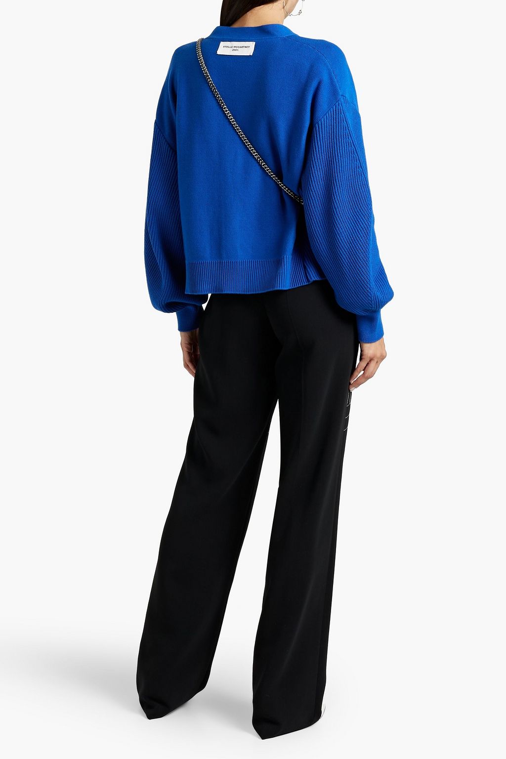 STELLA MCCARTNEY Ribbed cotton cardigan