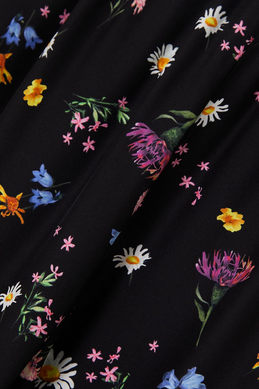 STELLA MCCARTNEY Floral-print silk wide-leg pants