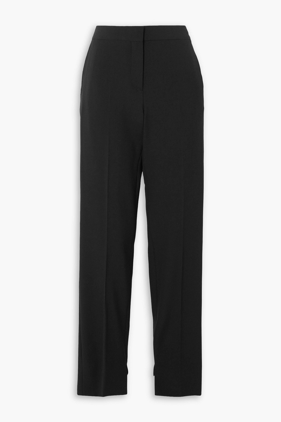 stella mccartney - gabardine straight-leg pants - black - it 36