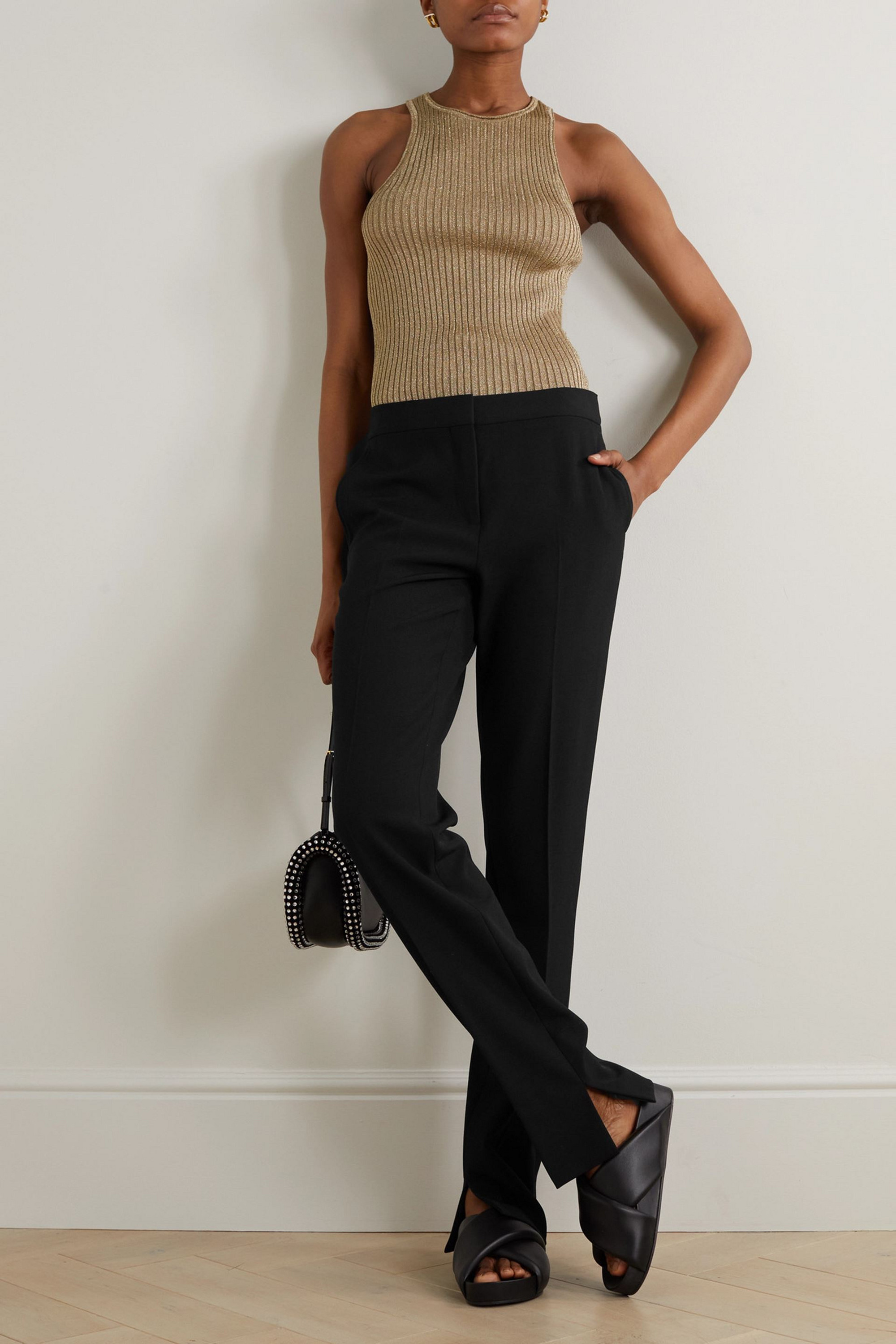 Stella McCartney Gabardine straight-leg pants