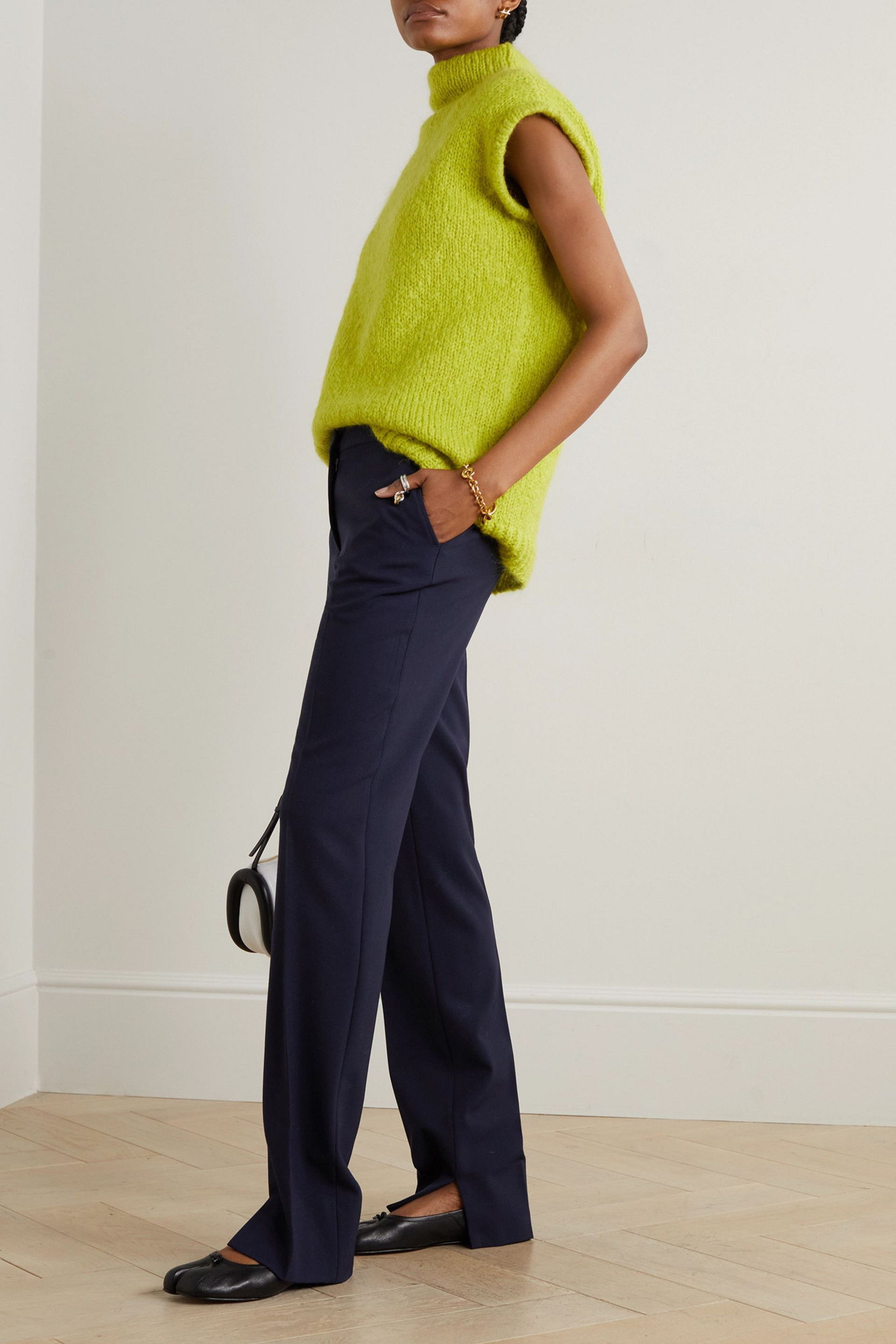 Stella McCartney Stretch-gabardine straight-leg pants