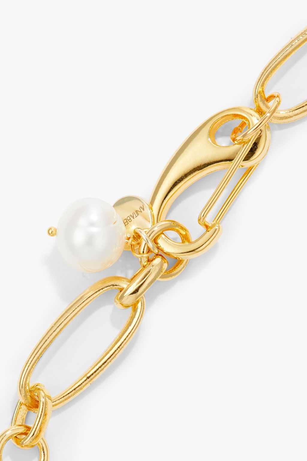 ​ANITA BERISHA Gold-plated freshwater pearl bracelet