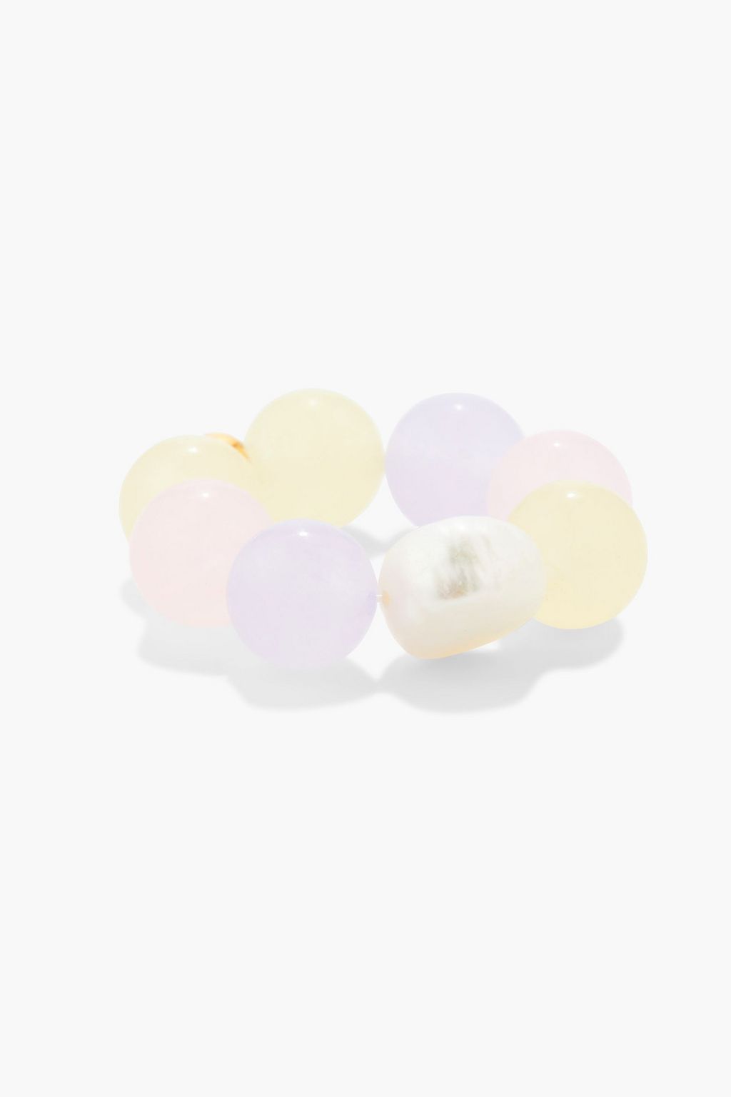 ​ANITA BERISHA Pastel Dreams vergoldeter Ring mit Jade und Süßwasserperlen