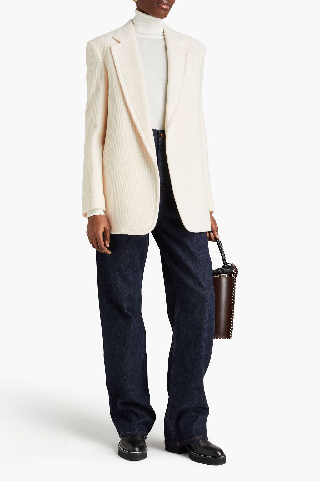 CHLOÉ Ribbed wool blazer
