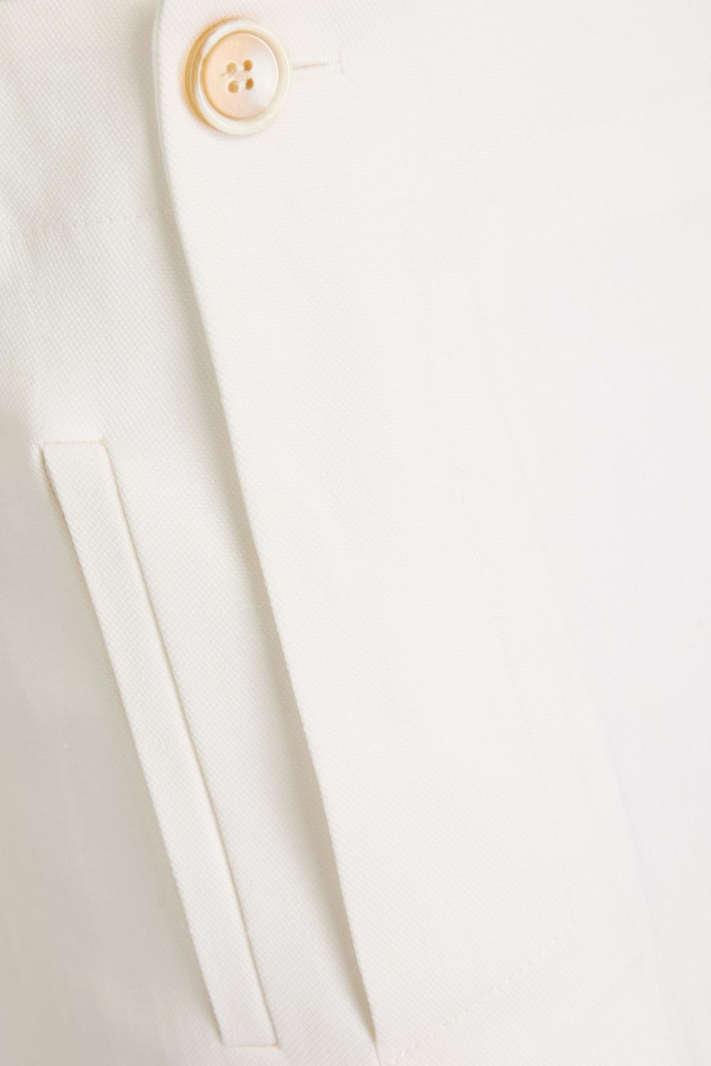 CHLOÉ Wool and linen-blend flared pants
