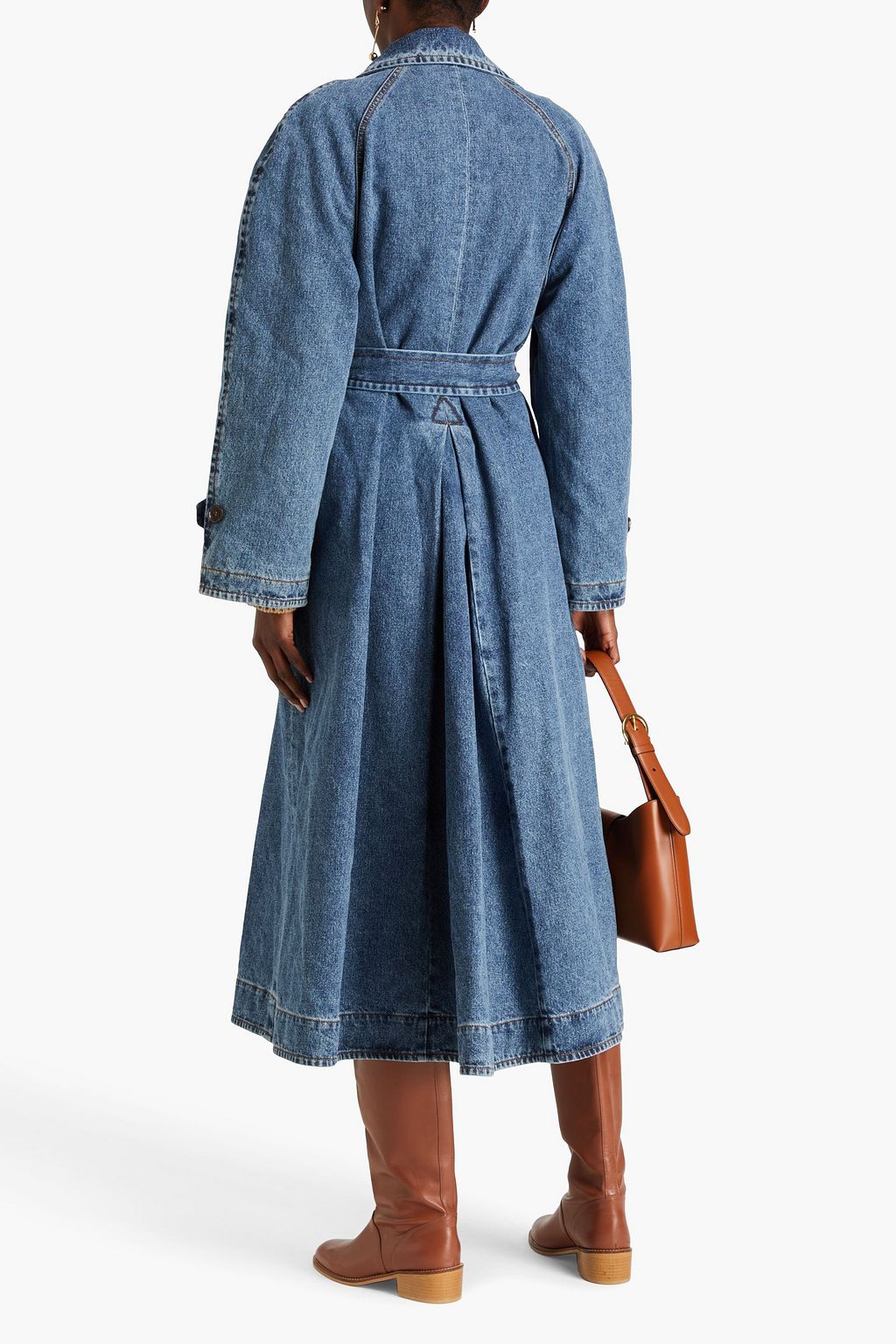 CHLOÉ Denim trench coat