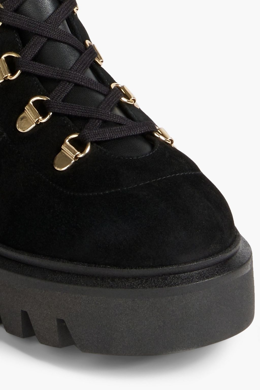 STUART WEITZMAN Chalet suede platform hiking boots