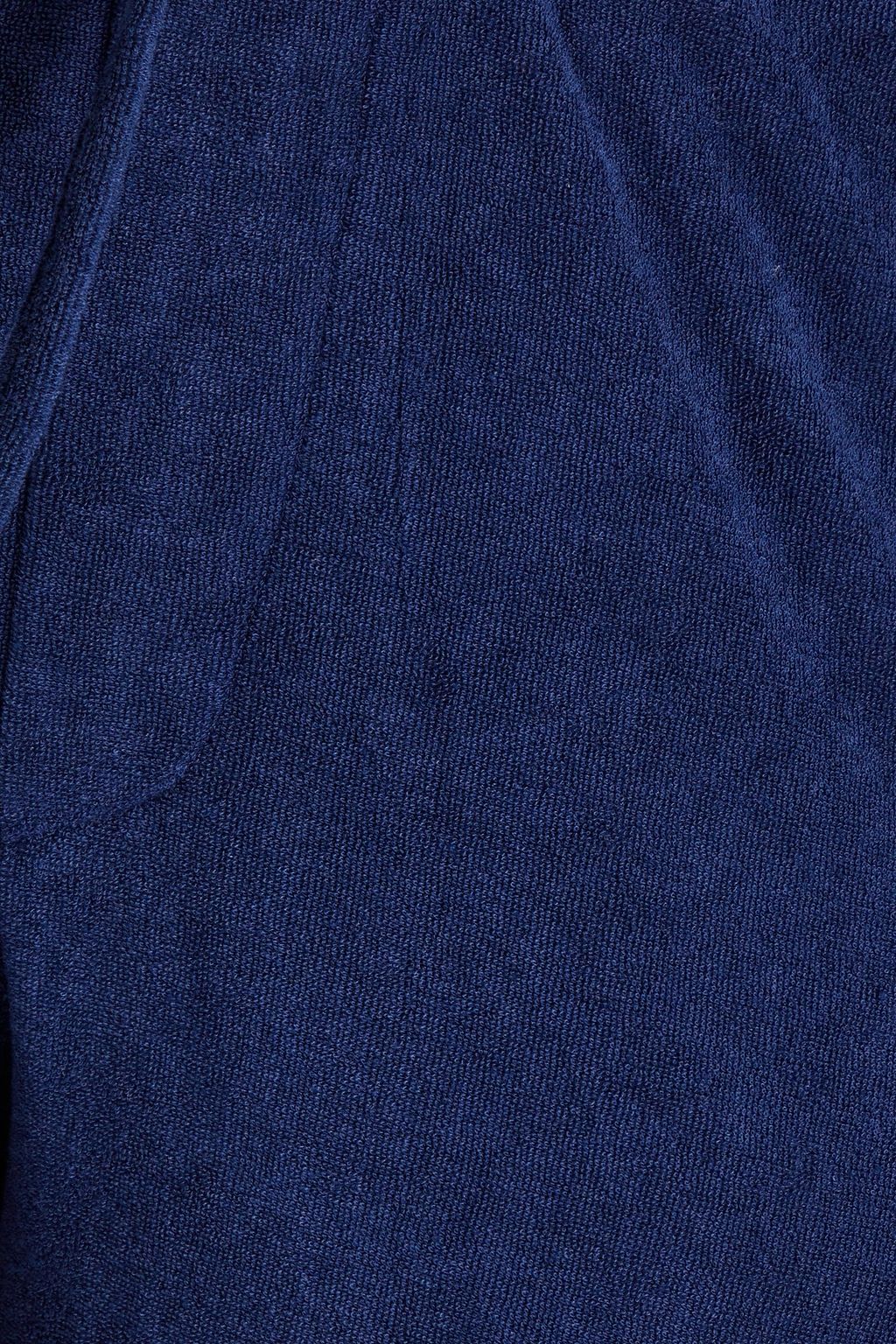 ONIA Cropped cotton-blend chenille track pants