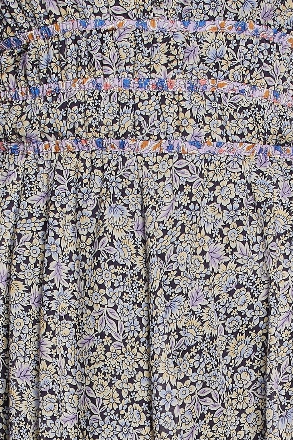 MAJE Floral-print cotton-voile midi dress