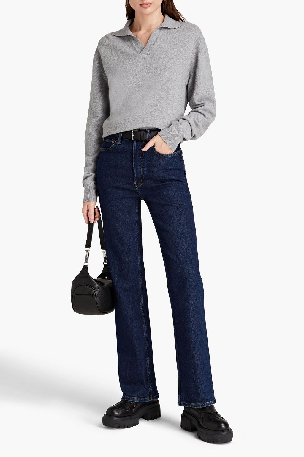 70s high-rise bootcut jeans | Sale up to 70% off | THE OUTNET