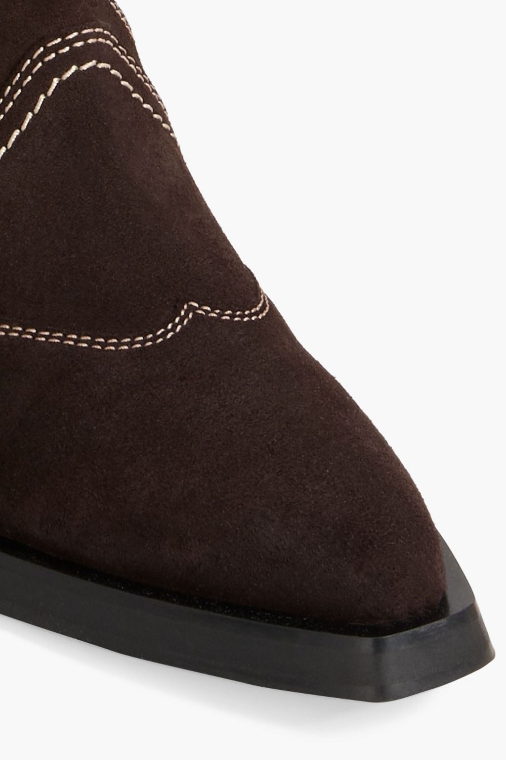 GANNI Suede ankle boots
