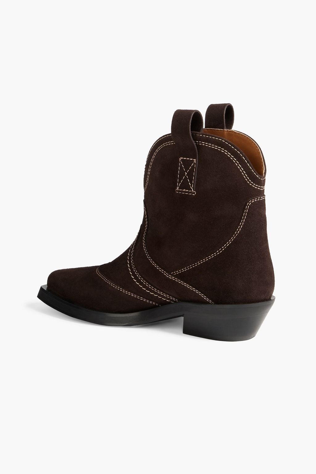 GANNI Suede ankle boots