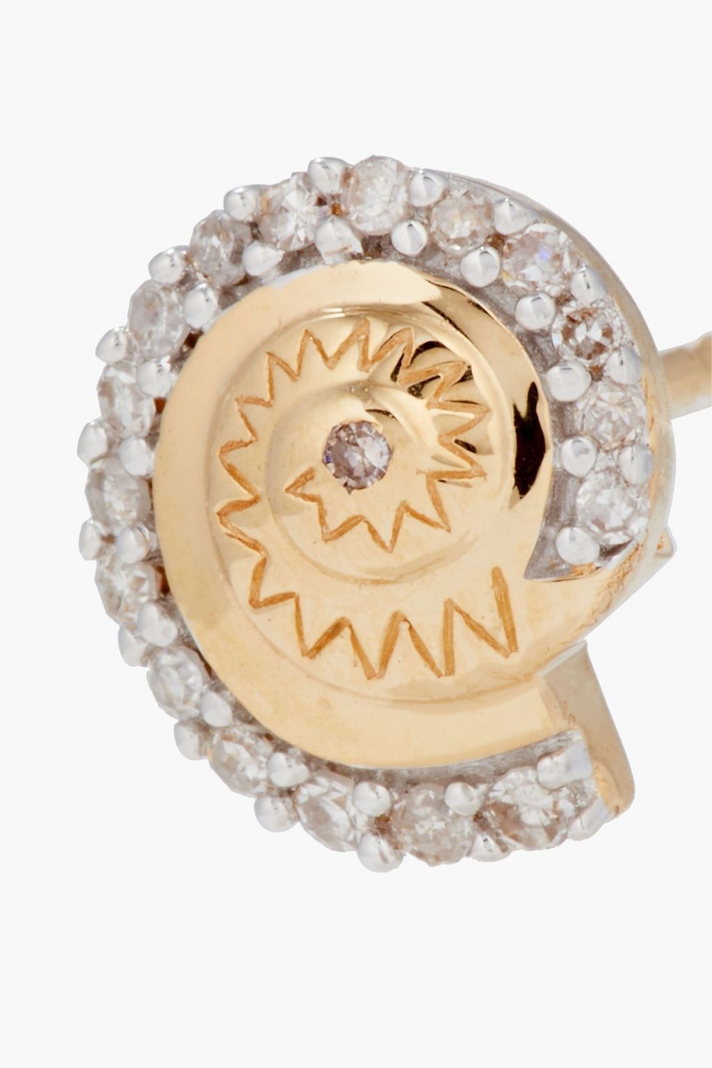 ADINA REYTER 14-karat gold diamond earrings