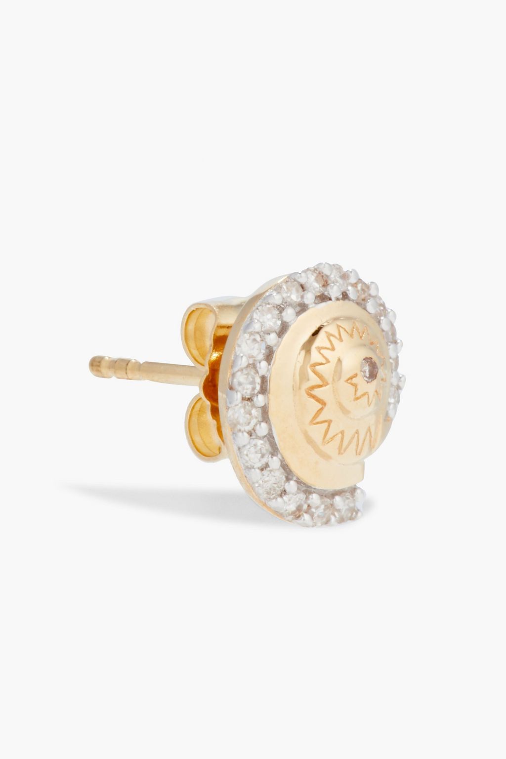 ADINA REYTER 14-karat gold diamond earrings