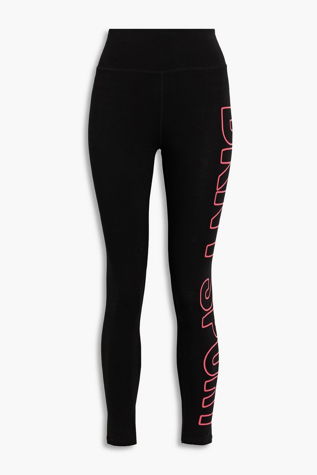 Cropped printed stretch-cotton jersey leggings