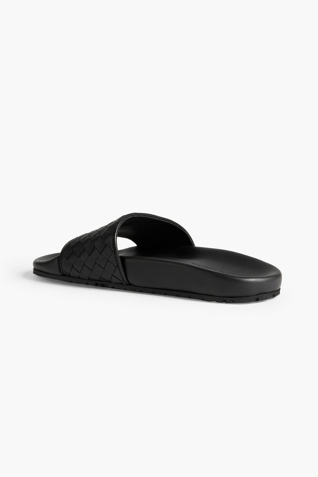 BOTTEGA VENETA Intrecciato leather slides