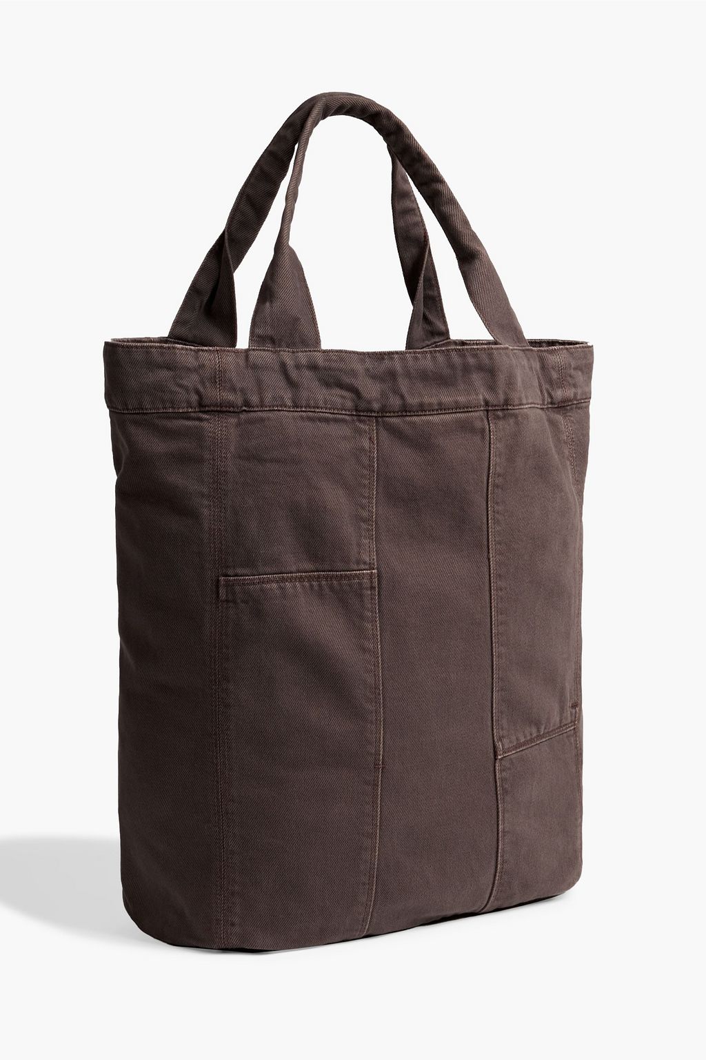 GANNI Printed denim tote