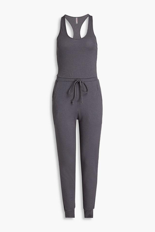 Ribbed jersey jumpsuit