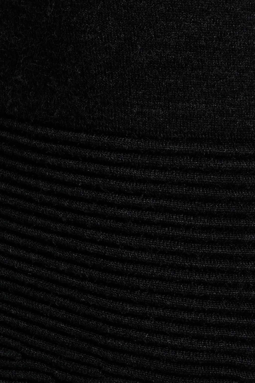 BOTTEGA VENETA Ribbed paneled jersey sweatpants