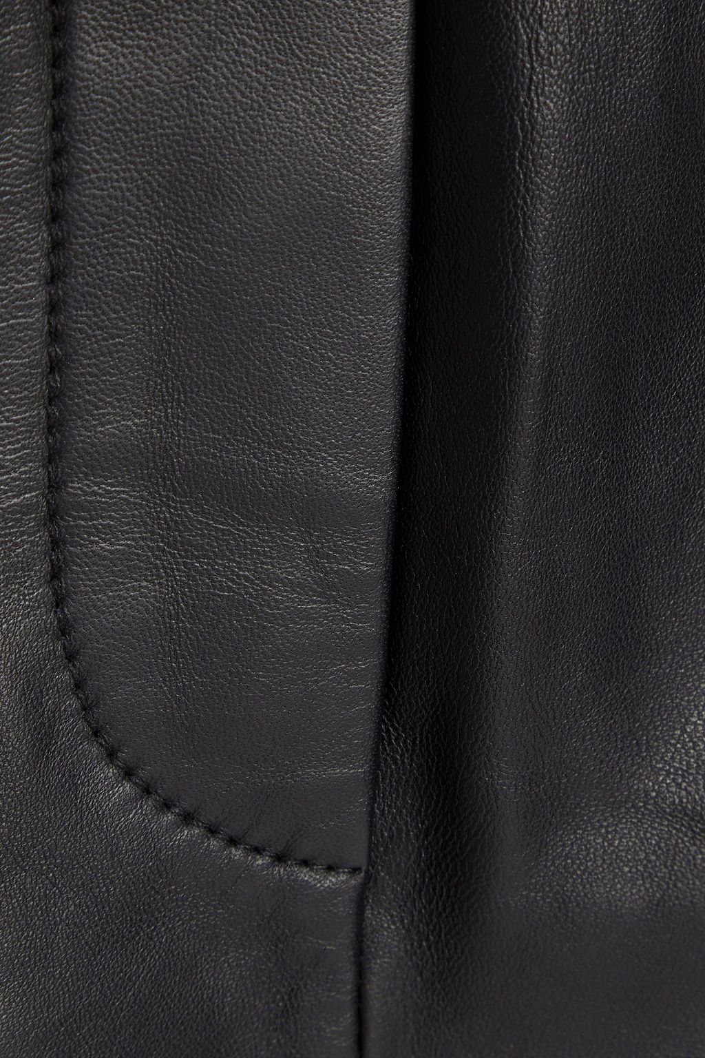 MAJE Leather shorts