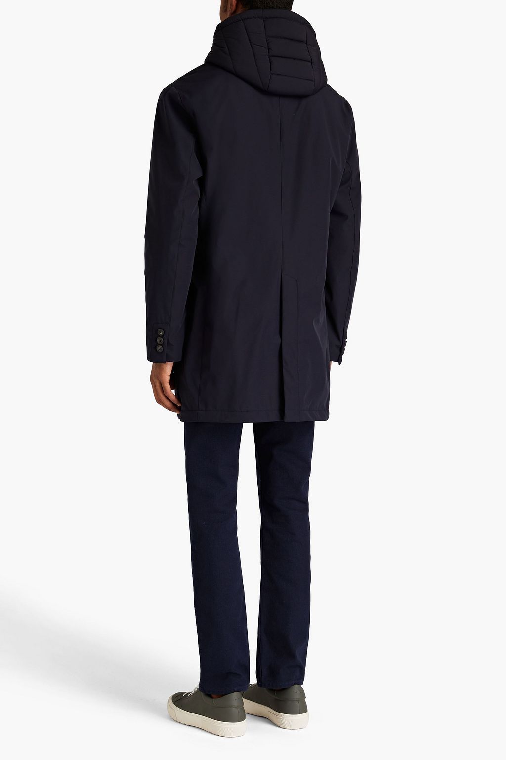 PESERICO Shell hooded coat