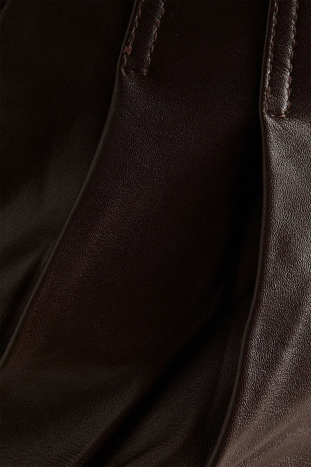 MAJE Leather shorts