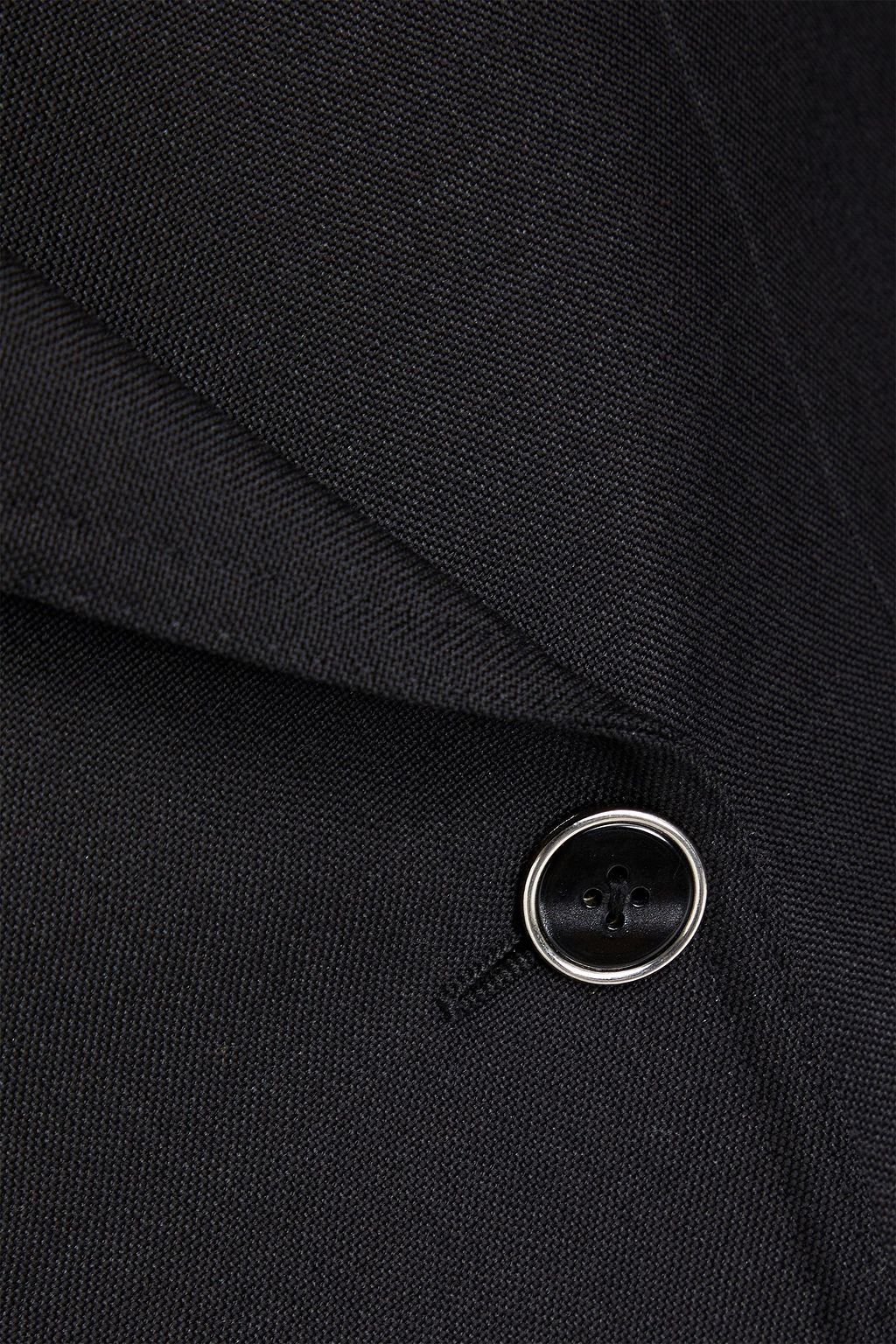 DOLCE & GABBANA Cropped double-breasted canvas blazer