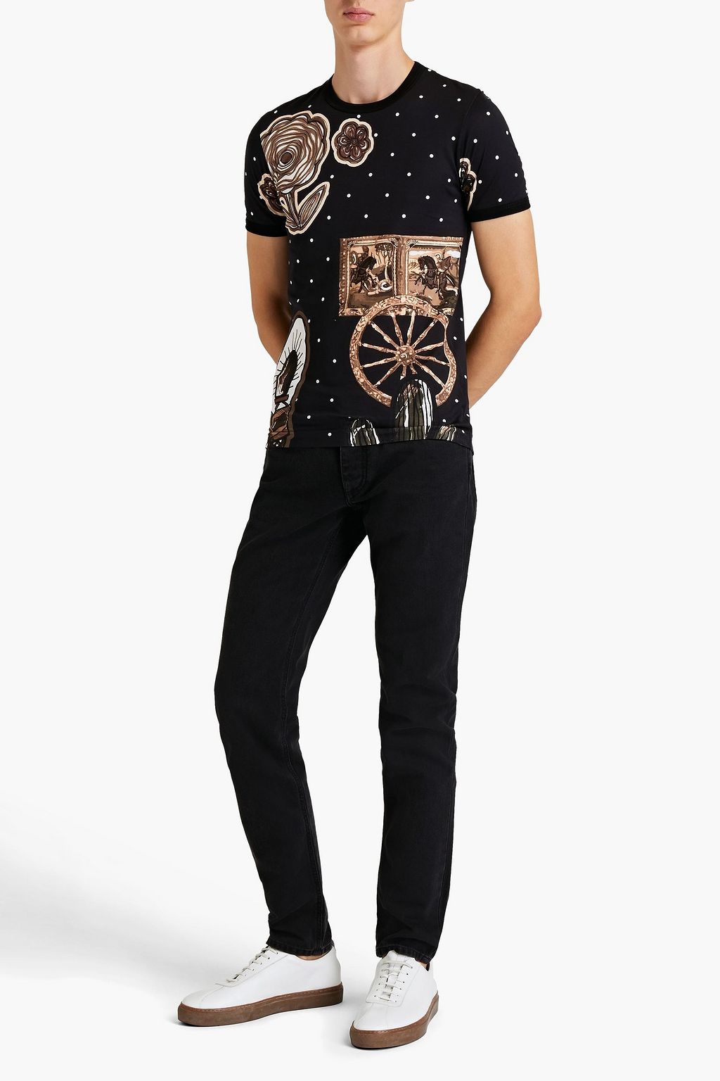 DOLCE & GABBANA Slim-fit denim jeans