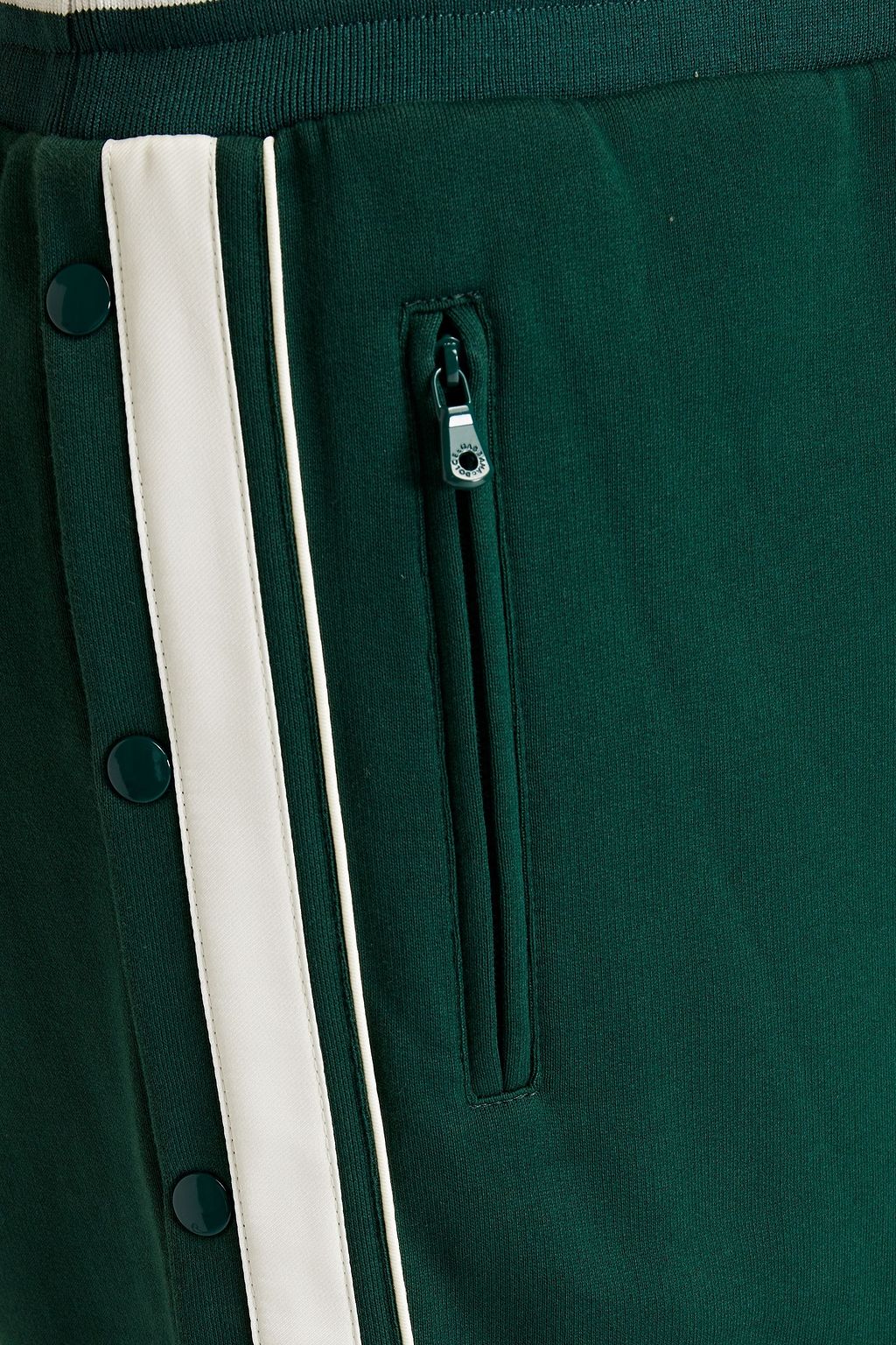 DOLCE & GABBANA Striped French cotton-terry shorts