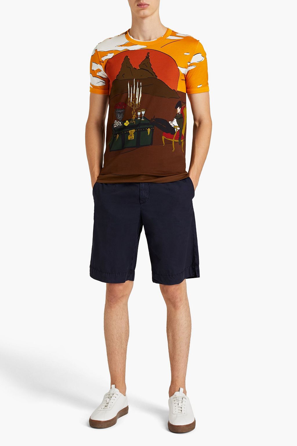 DOLCE & GABBANA Cotton-poplin shorts