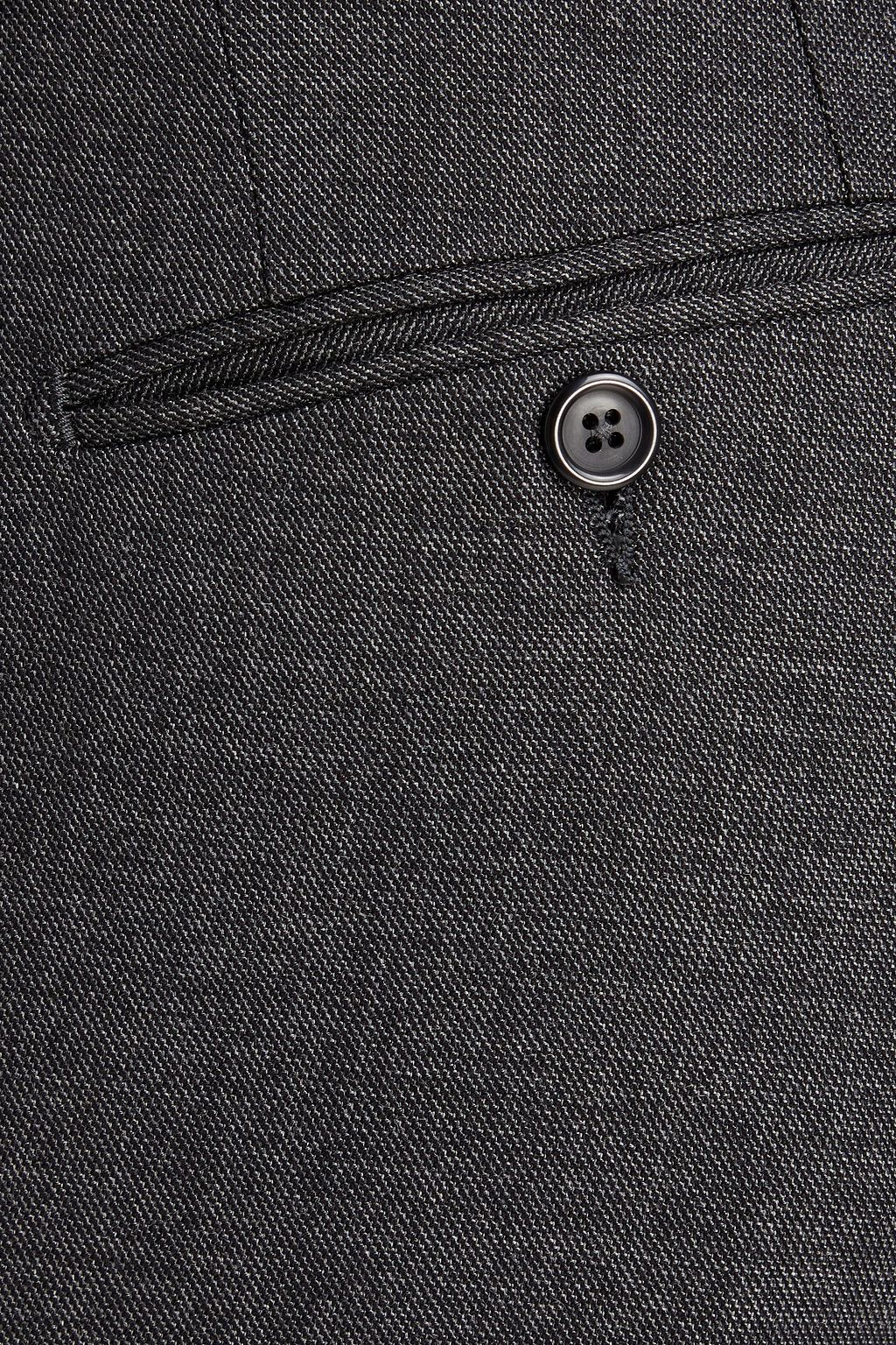 DOLCE & GABBANA Cropped wool-blend twill pants