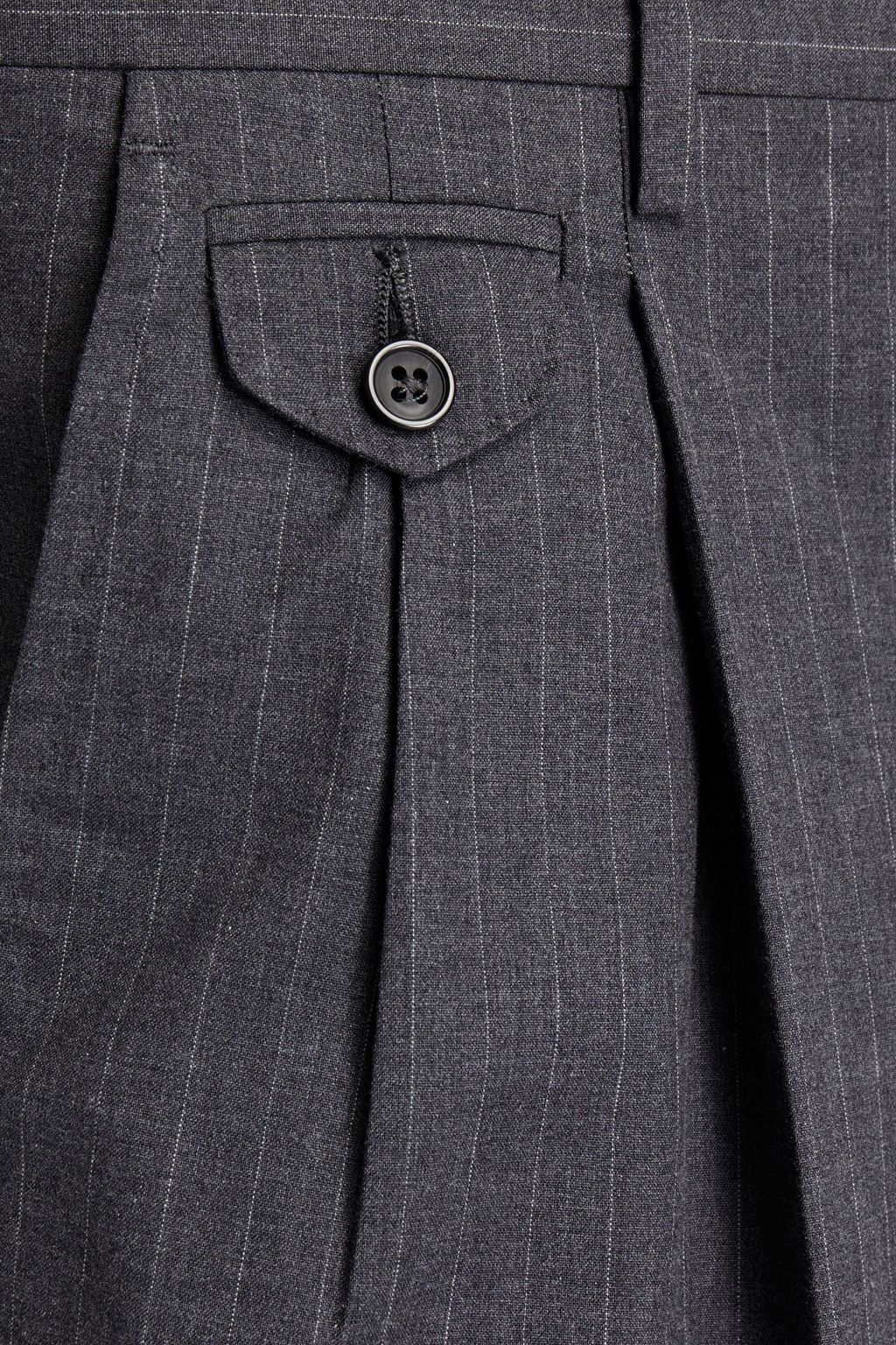 DOLCE & GABBANA Tapered pinstriped cotton pants