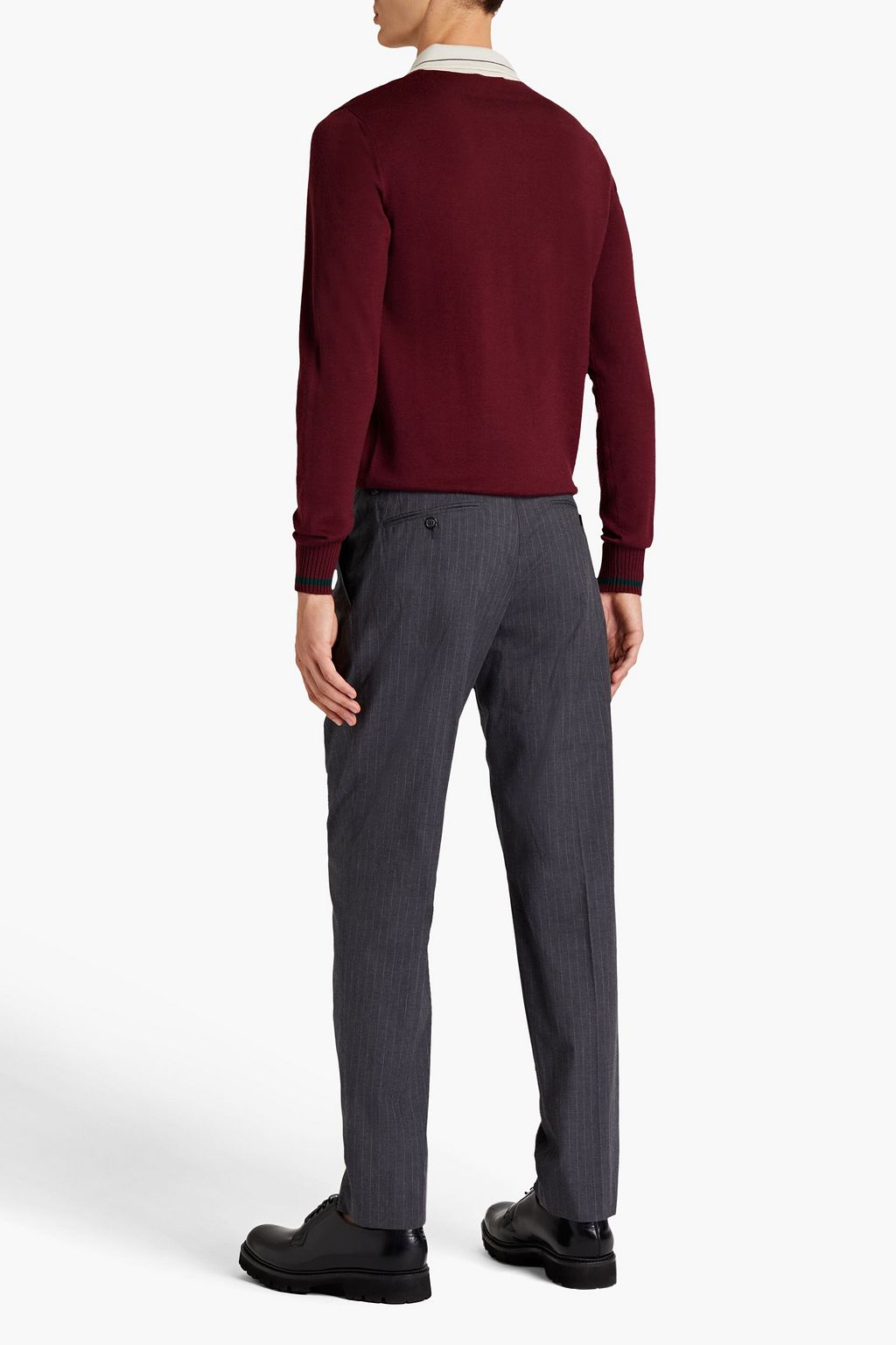 DOLCE & GABBANA Tapered pinstriped cotton pants