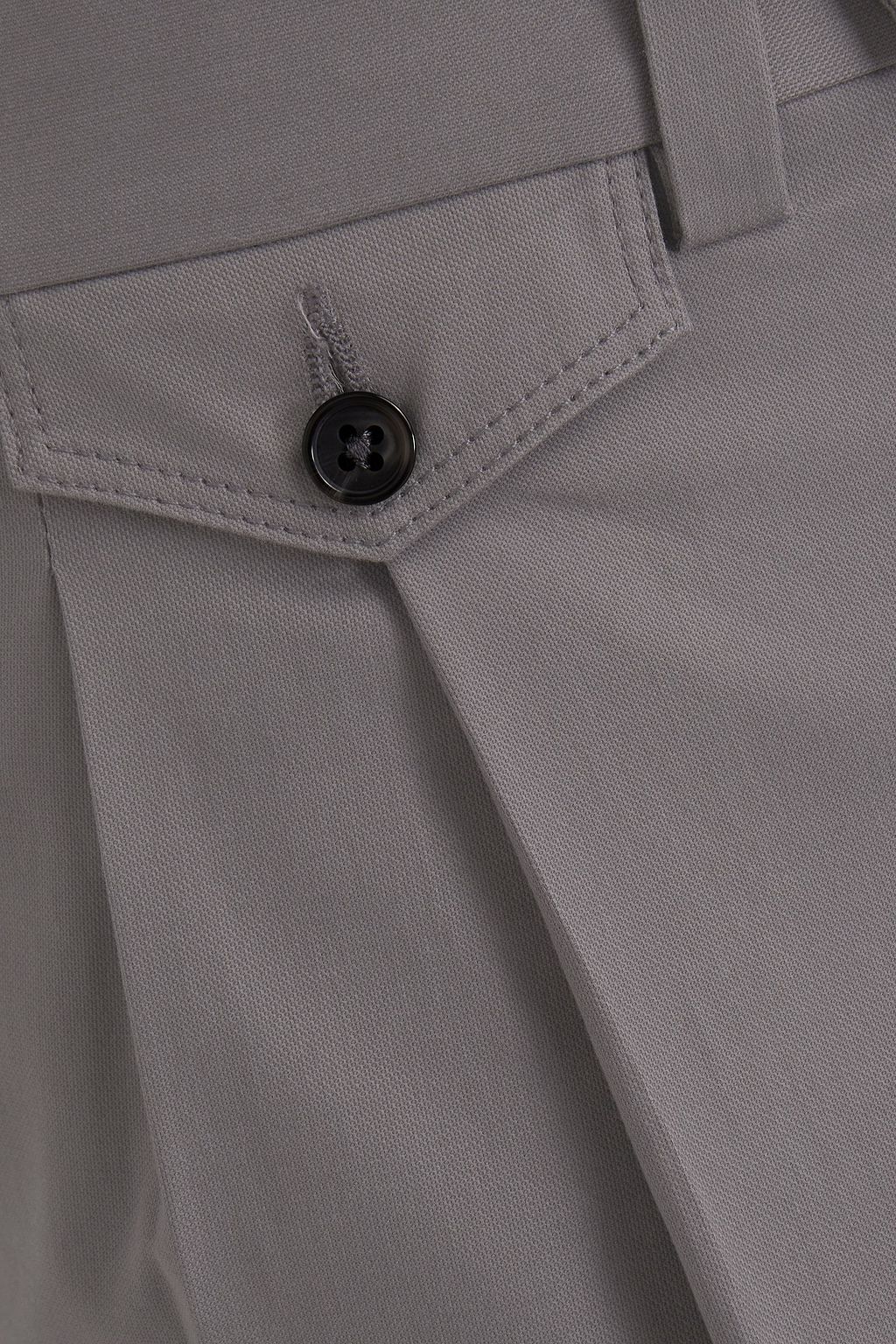 DOLCE & GABBANA Tapered stretch-cotton piqué pants