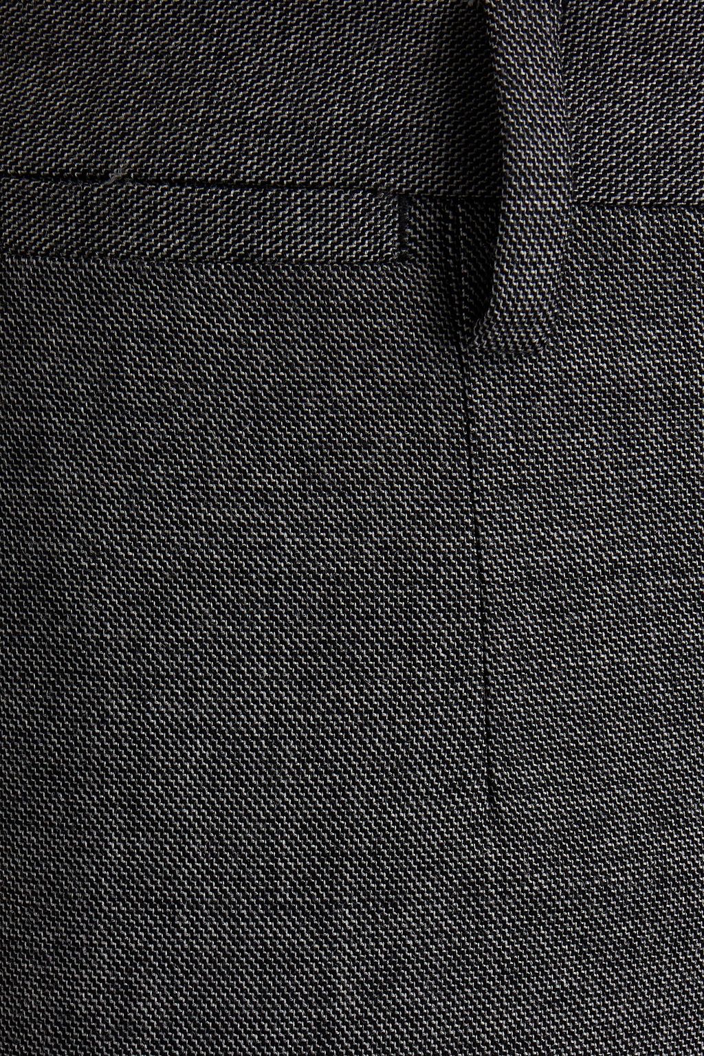 DOLCE & GABBANA Cropped wool-blend twill pants