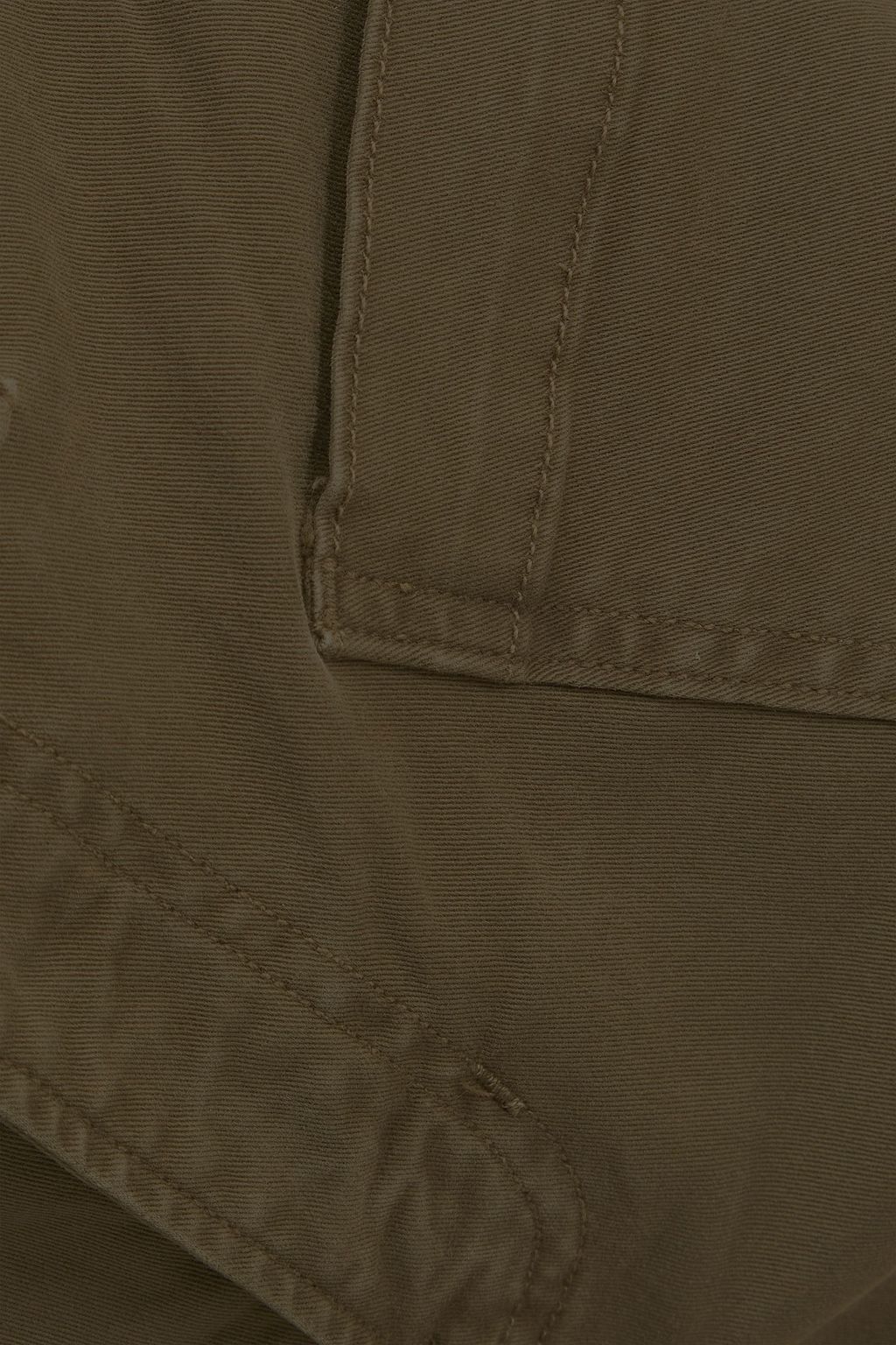 FRAME Stretch cotton-twill shorts
