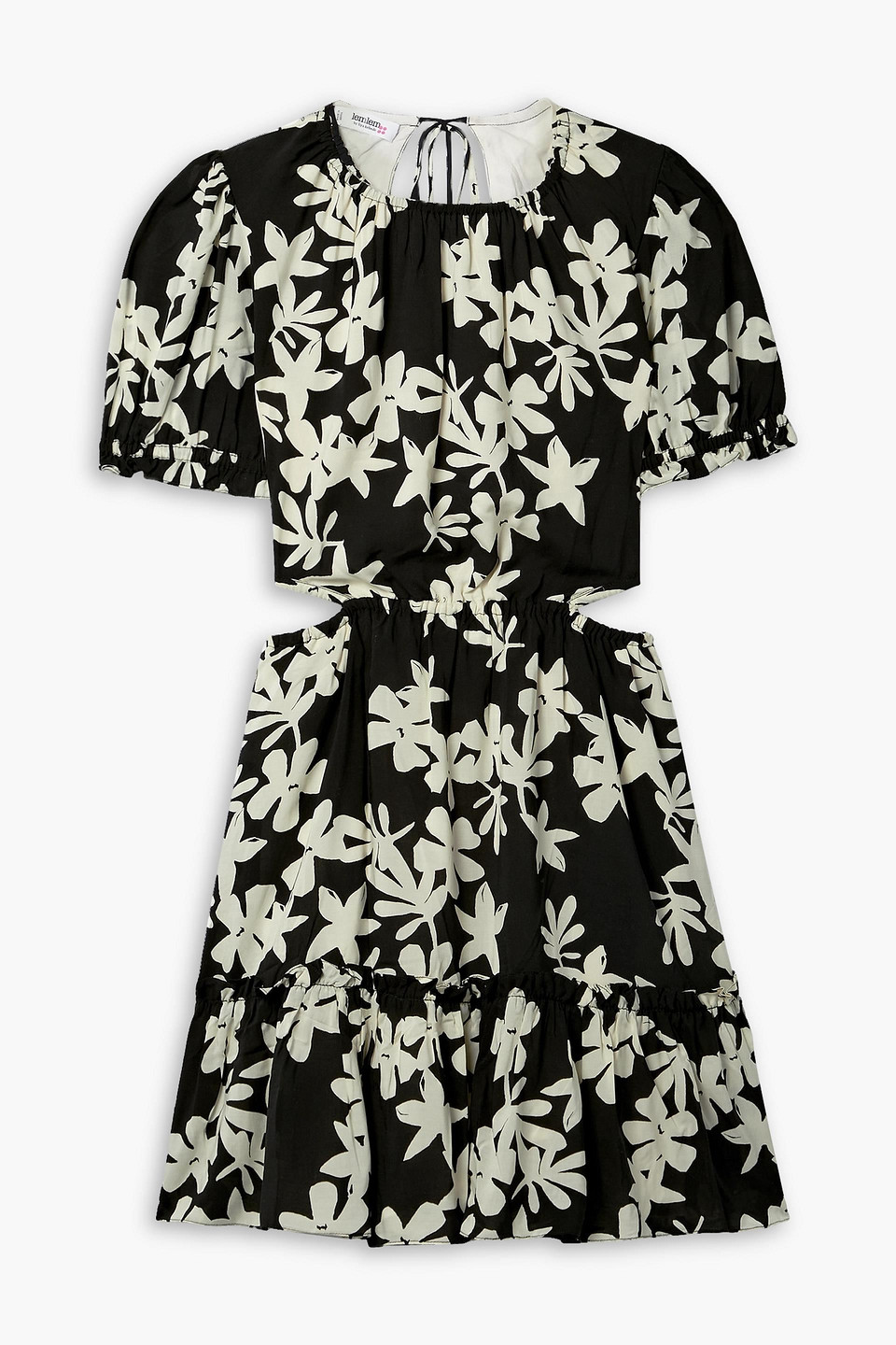 Sea open-back floral-print ECOVERO voile mini dress