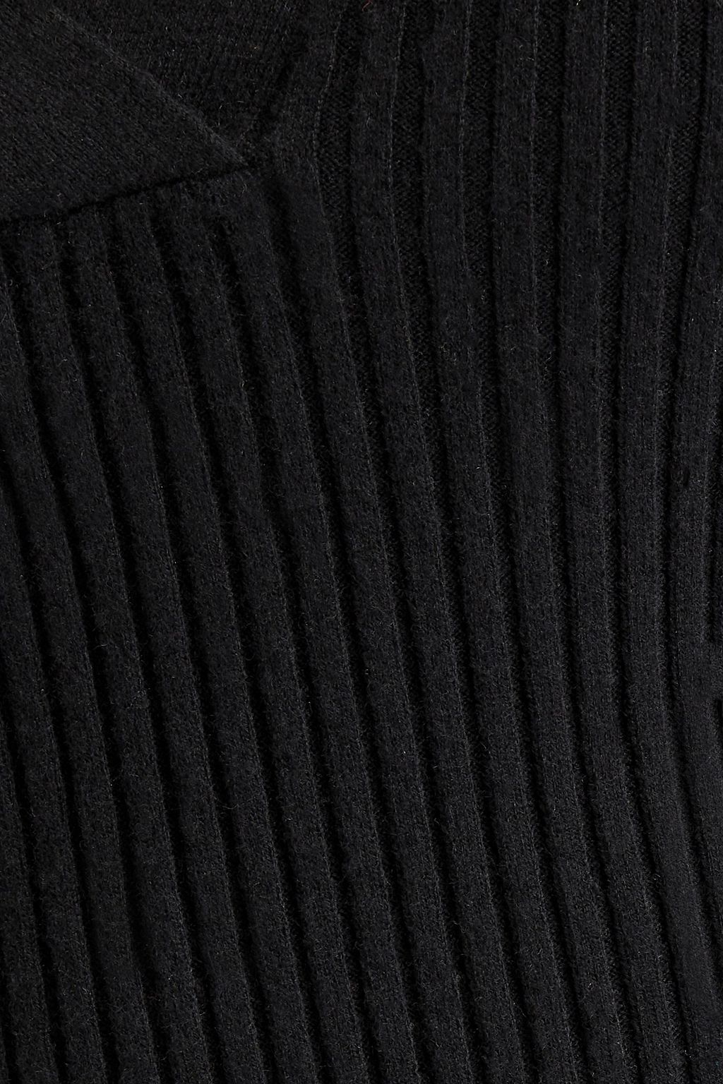 MAJE كنزة رياضية بولو من نسيج بحبكة مضلّعة