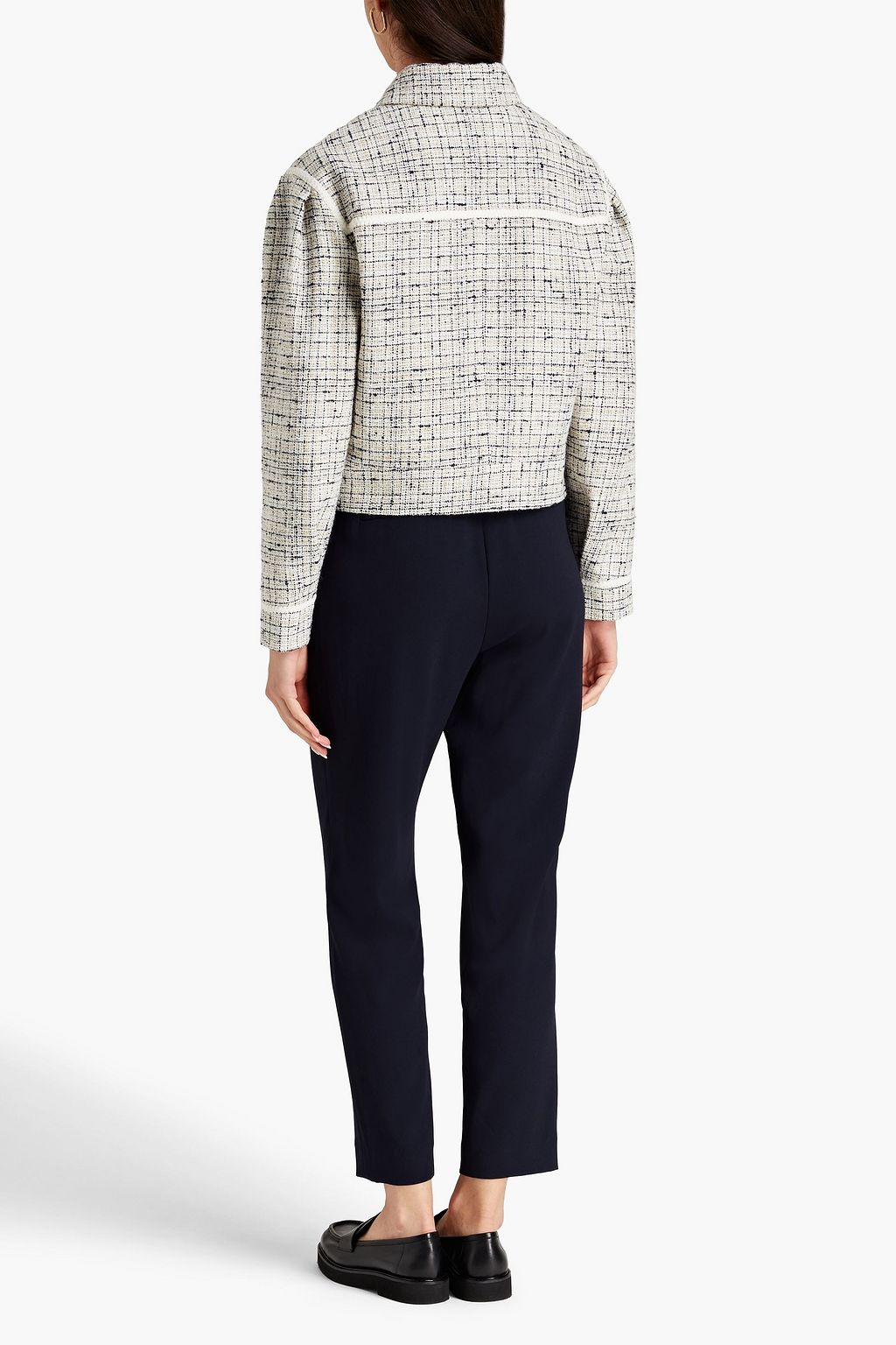 CLAUDIE PIERLOT Checked bouclé-tweed jacket