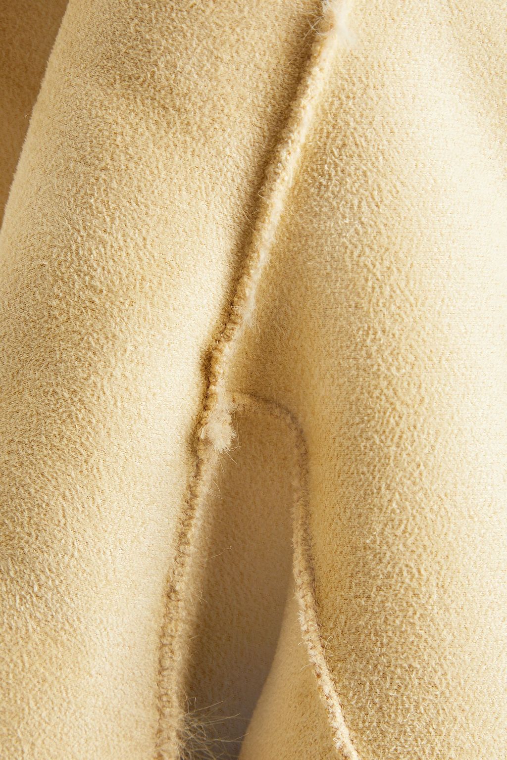 MAJE Convertible faux suede hooded jacket