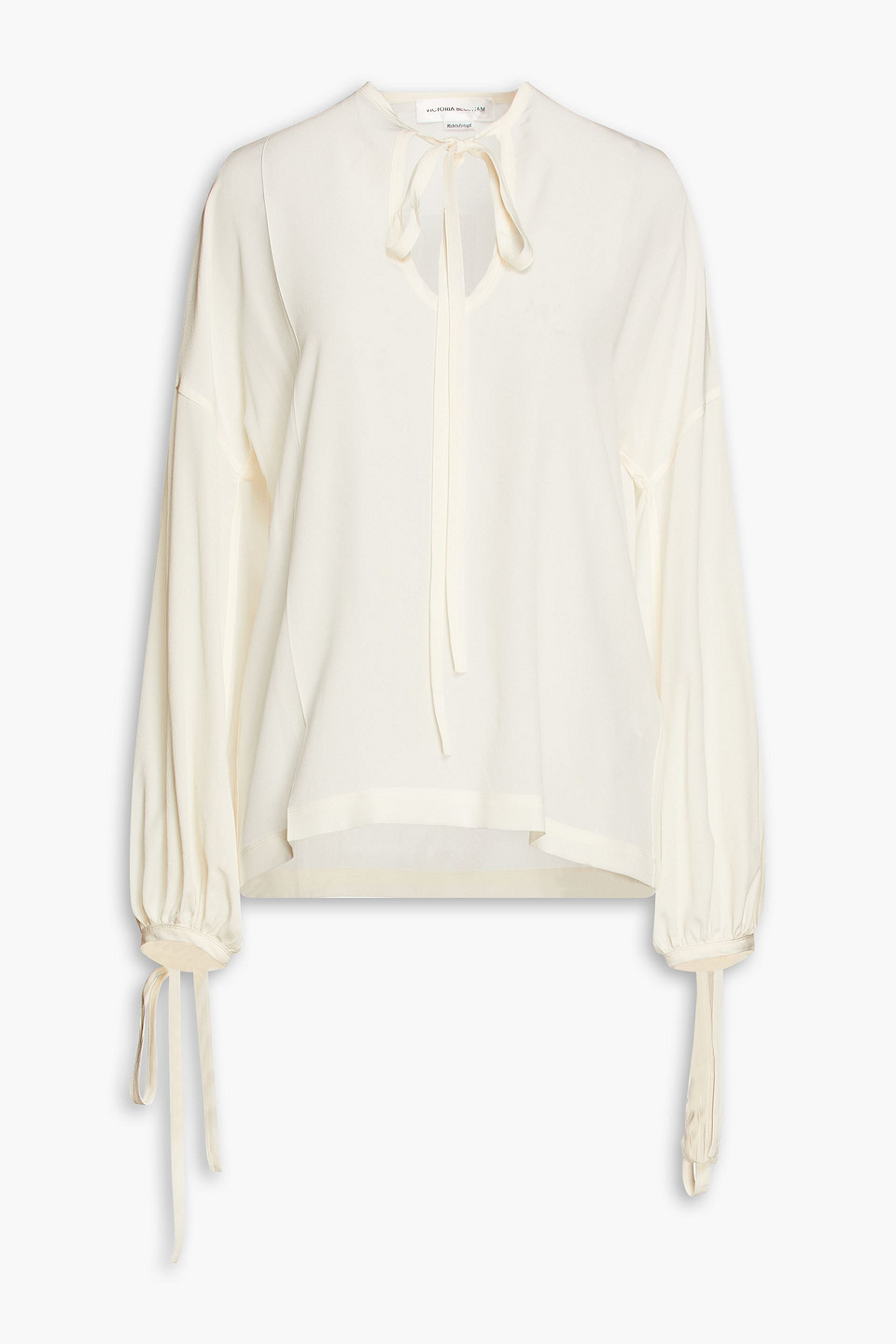 VICTORIA BECKHAM SILK CREPE DE CHINE BLOUSE,3074457345634443122