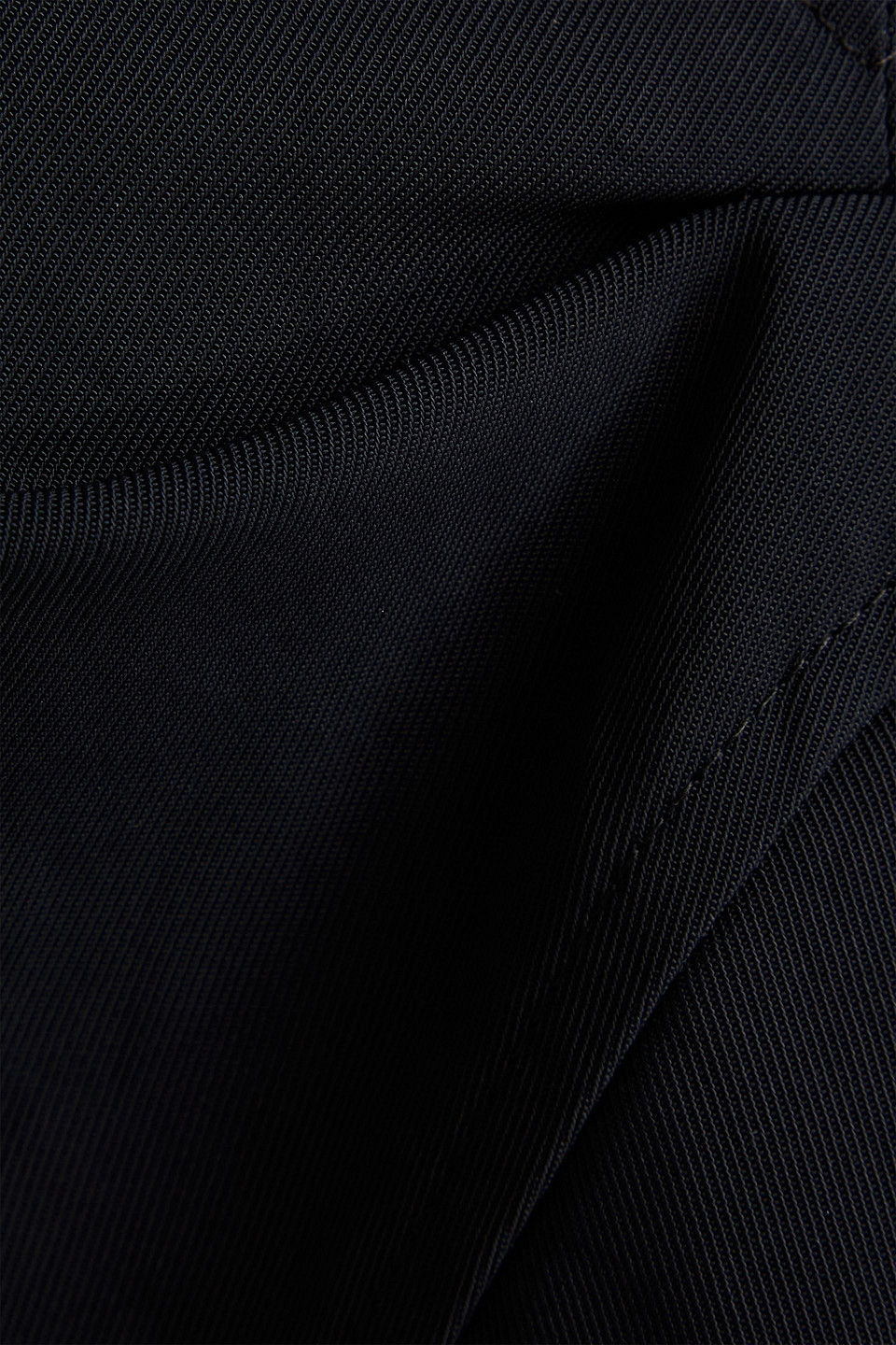 Victoria Beckham Pleated Twill Camisole In Black