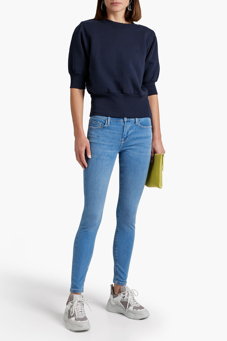 Frame Le Skinny De Jeanne High-rise Skinny Jeans In Light Denim