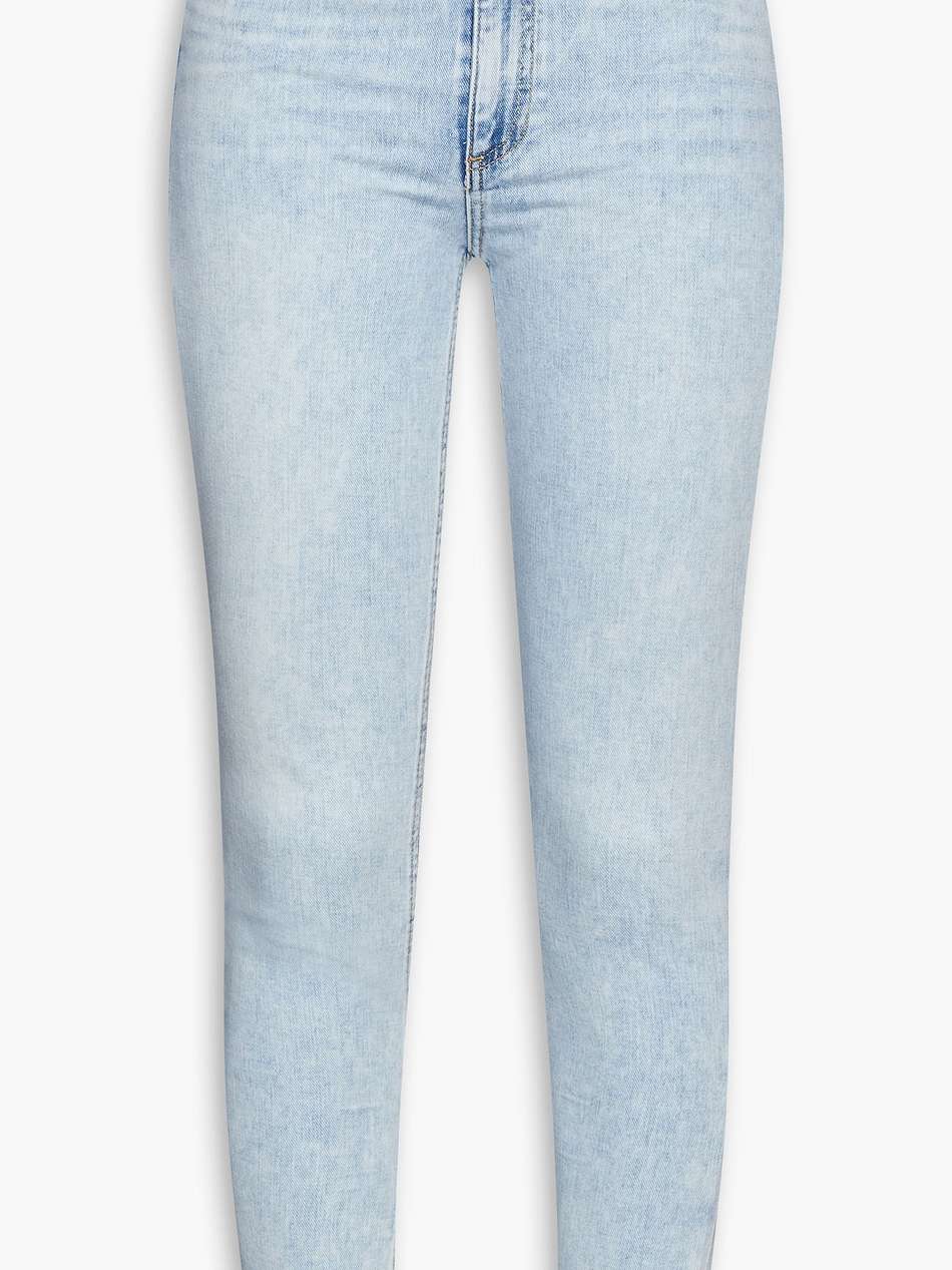 nina cropped faded high-rise skinny jeans