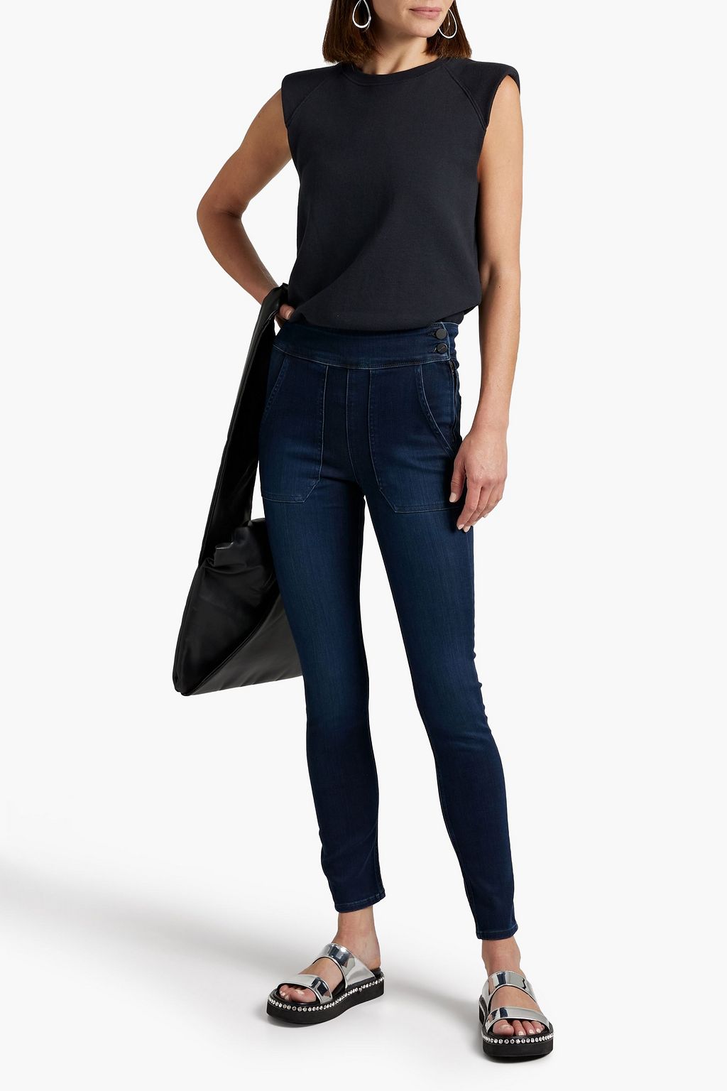 FRAME Le Francoise high-rise skinny jeans