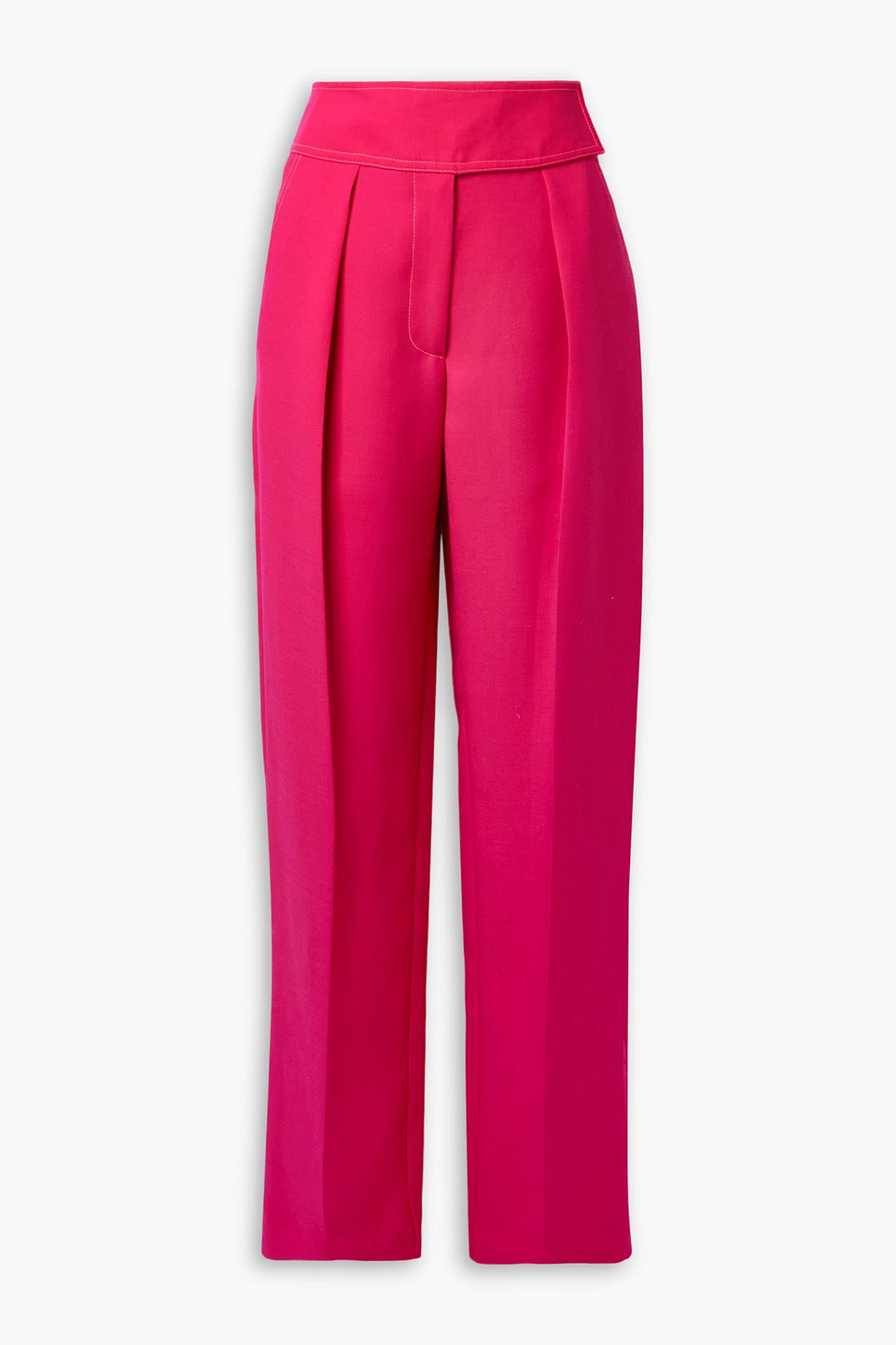 Christopher John Rogers Cady Tapered Pants In Fuchsia
