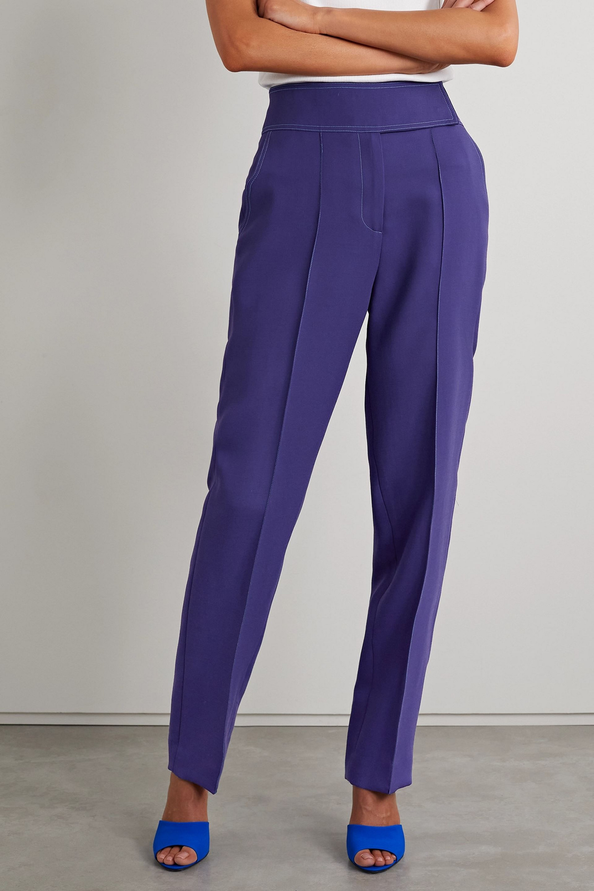 Christopher John Rogers Cady straight-leg pants
