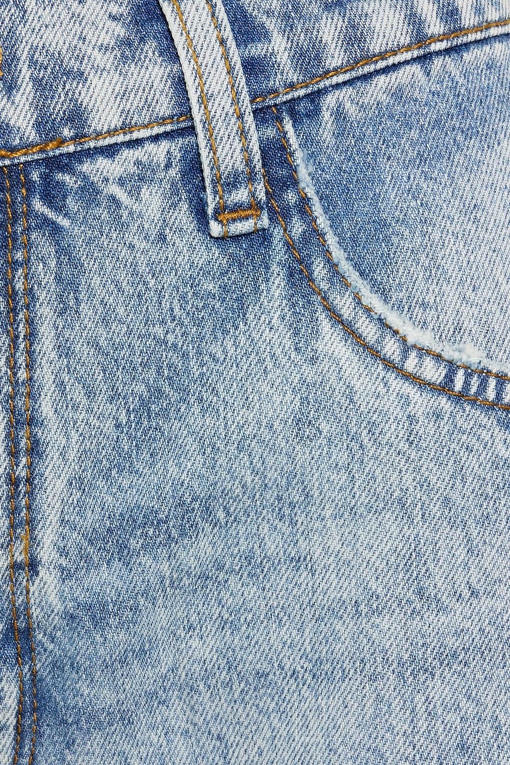 TRIARCHY High-rise straight-leg jeans