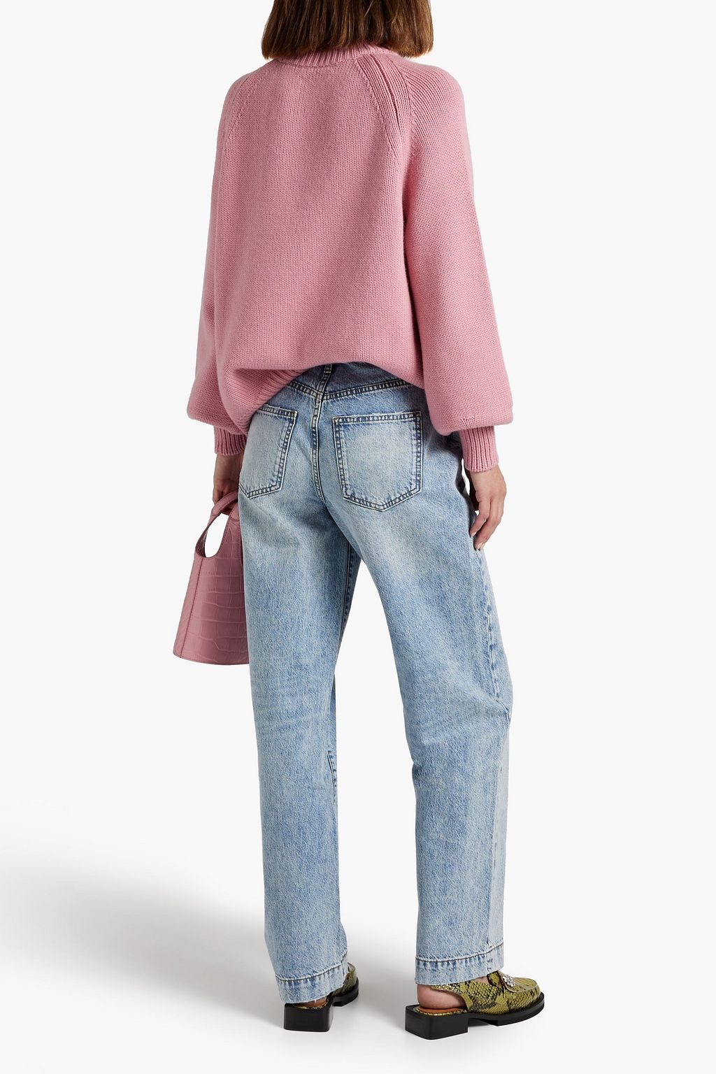 TRIARCHY High-rise straight-leg jeans